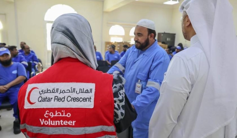 QRCS Distributed 1500 Hygiene Kits to Workers